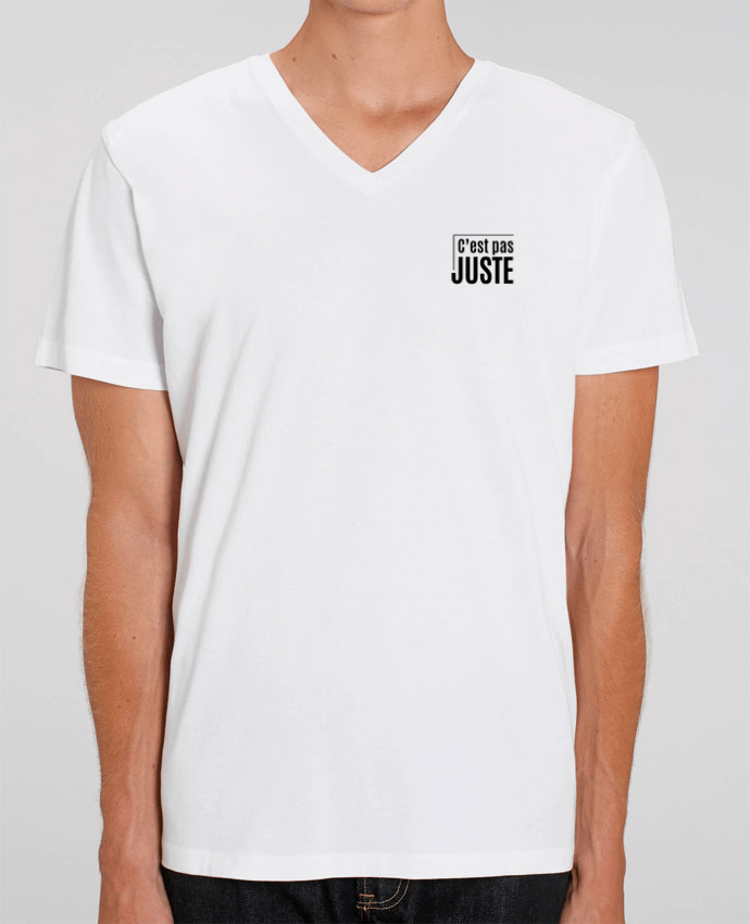 Camiseta Hombre Cuello V Stanley PRESENTER C'est pas juste por tunetoo