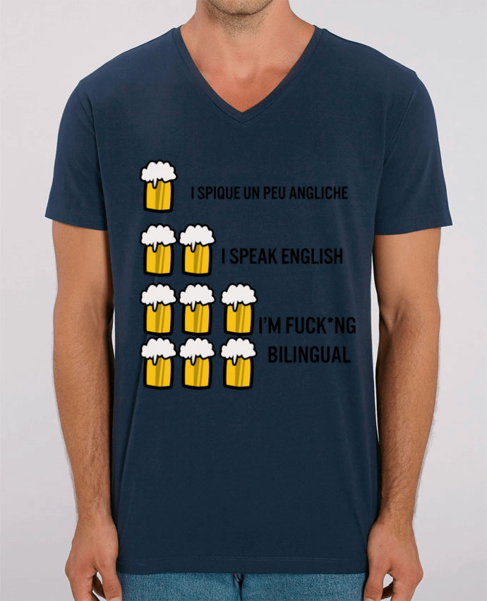 T-shirt homme I'm bilingual par Kudice