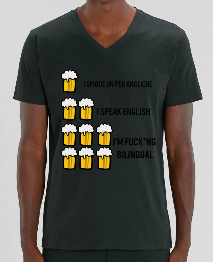 T-shirt homme I'm bilingual par Kudice