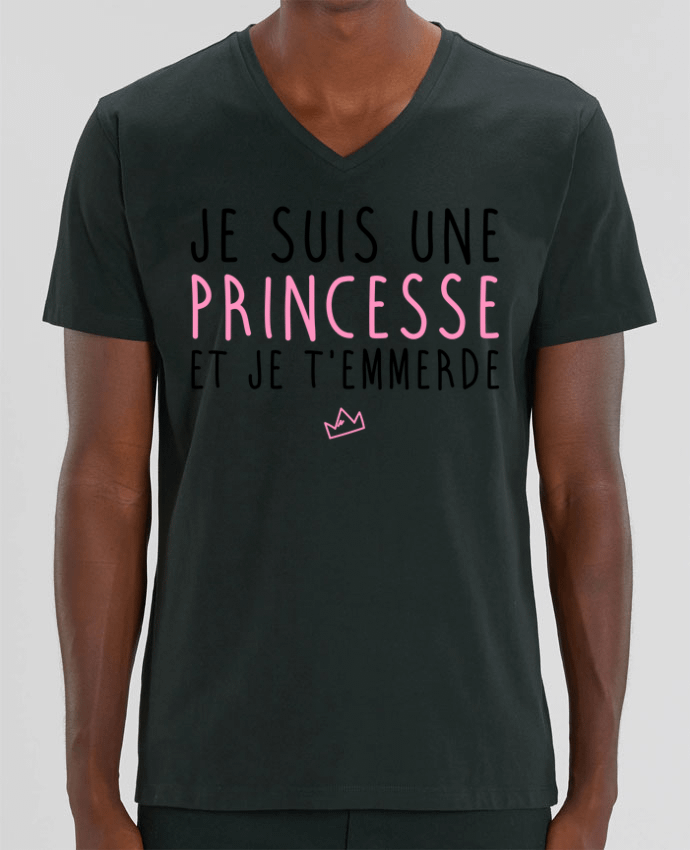 T-shirt homme Je suis une princesse et je t'emmerde par La boutique de Laura