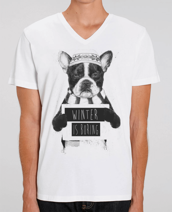 T-shirt homme Winter is boring par Balàzs Solti