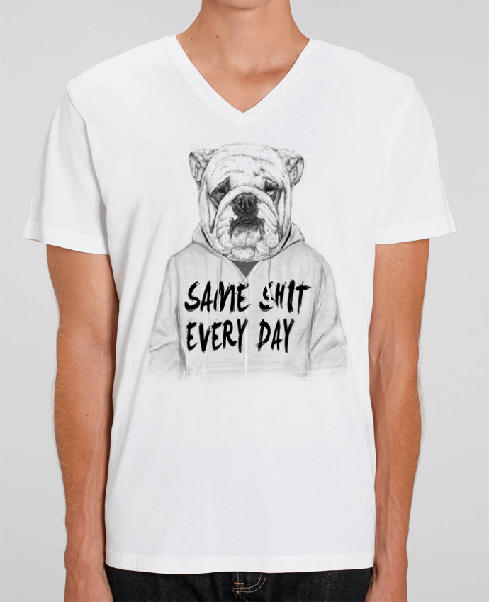 T-shirt homme Same shit every day par Balàzs Solti