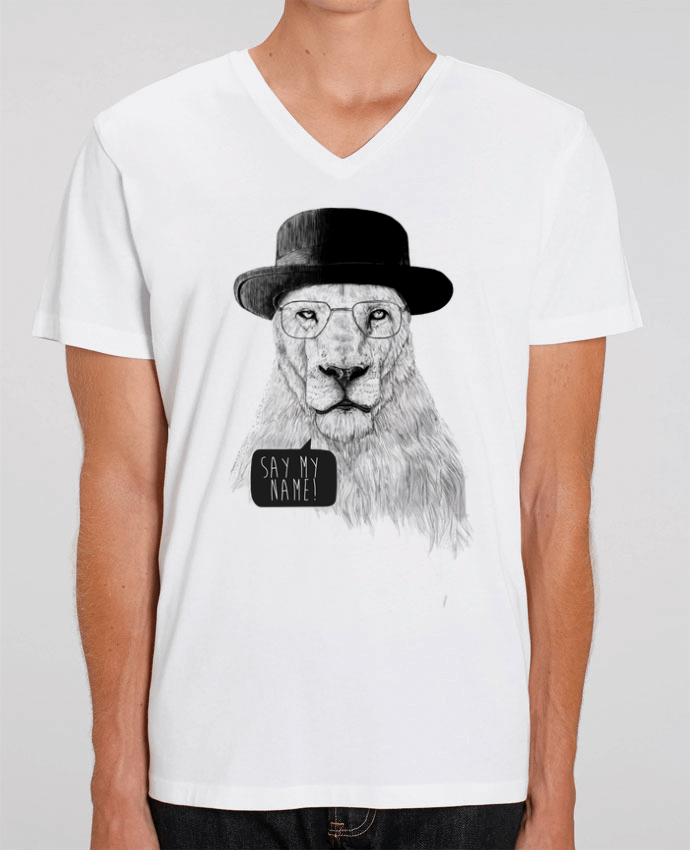 T-shirt homme Say my name par Balàzs Solti