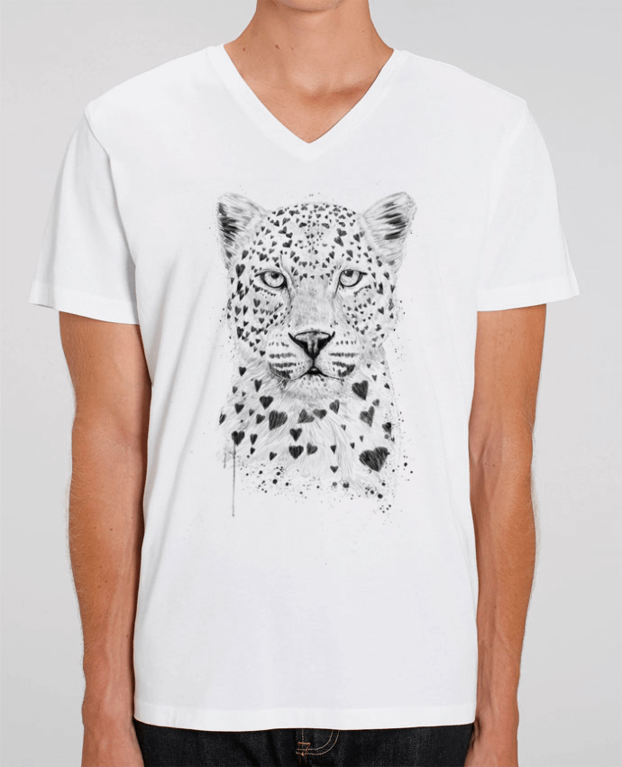 T-shirt homme lovely_leopard par Balàzs Solti