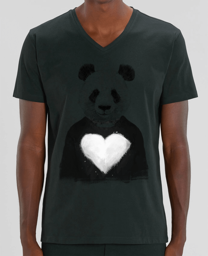 T-shirt homme lovely_panda par Balàzs Solti