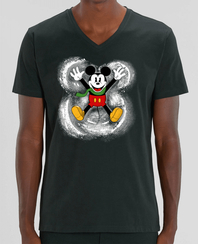 T-shirt homme Mickey in snow par Florent Bodart