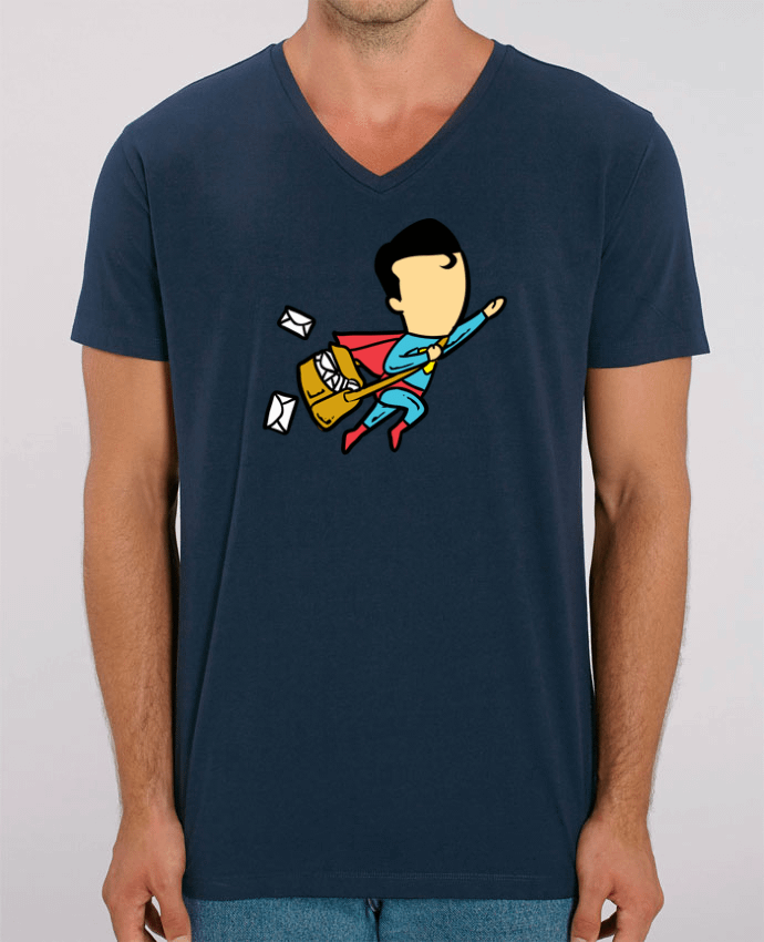 Tee Shirt Homme Col V Stanley PRESENTER Post by flyingmouse365