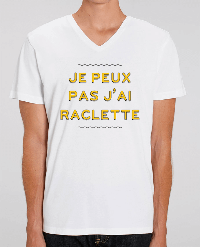 T-shirt homme Je peux pas j'ai raclette par tunetoo