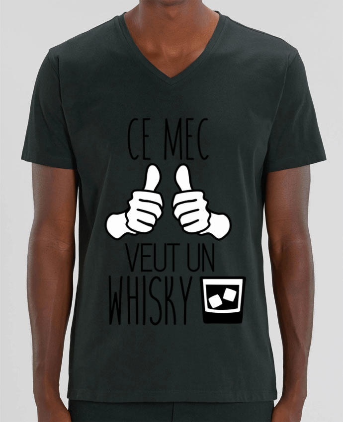 T-shirt homme Ce mec veut un whisky par Benichan