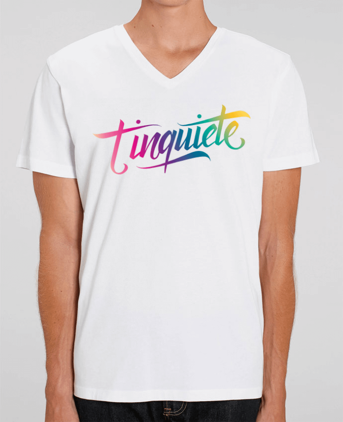 Men V-Neck T-shirt Stanley Presenter Tinquiete by Promis
