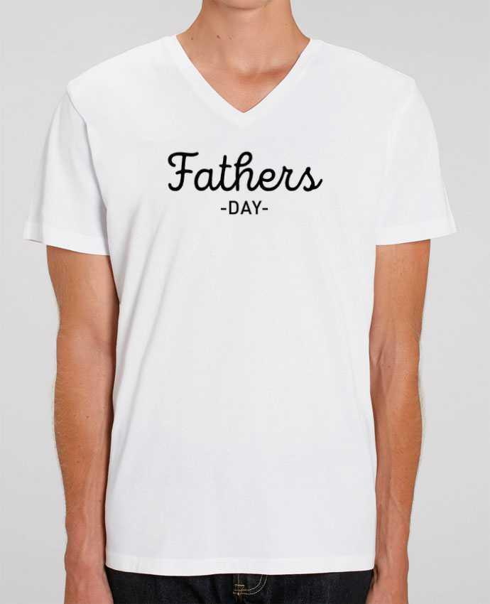 Men V-Neck T-shirt Stanley Presenter Father's day by tunetoo