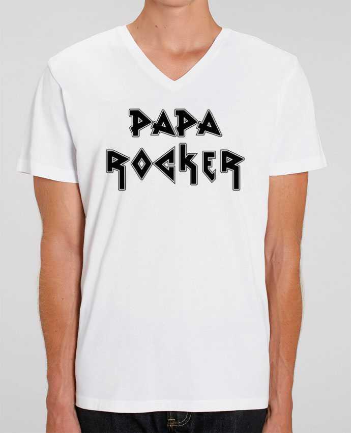 T-shirt homme Papa rocker par tunetoo