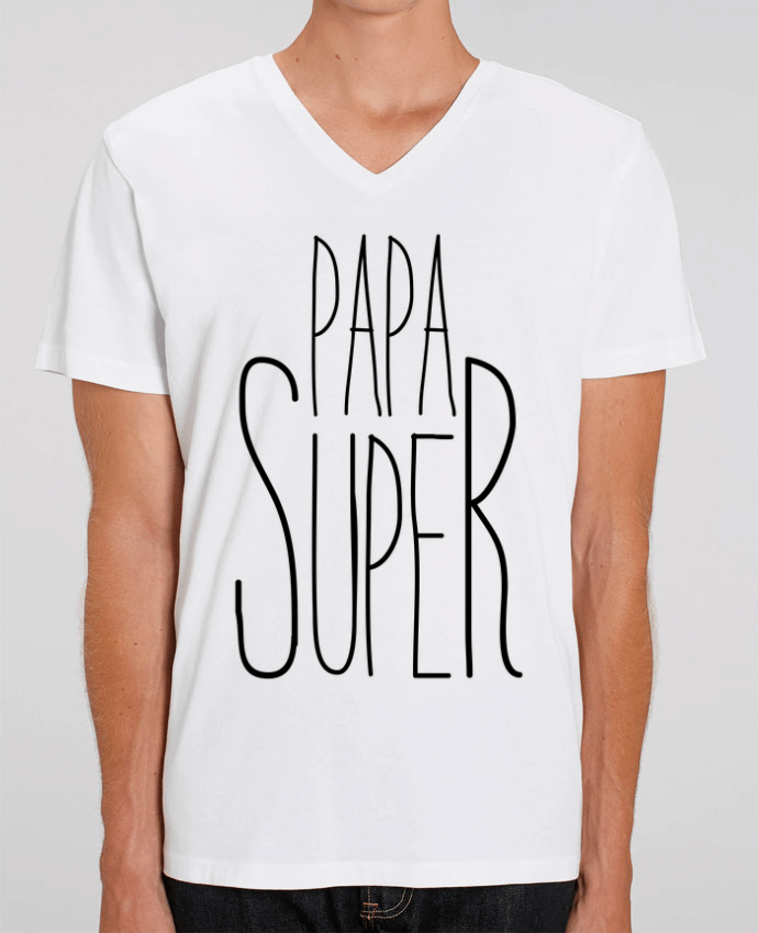 T-shirt homme Papa Super par tunetoo