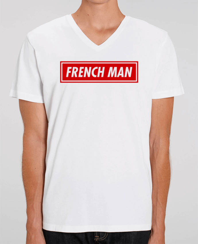 Camiseta Hombre Cuello V Stanley PRESENTER French man por tunetoo