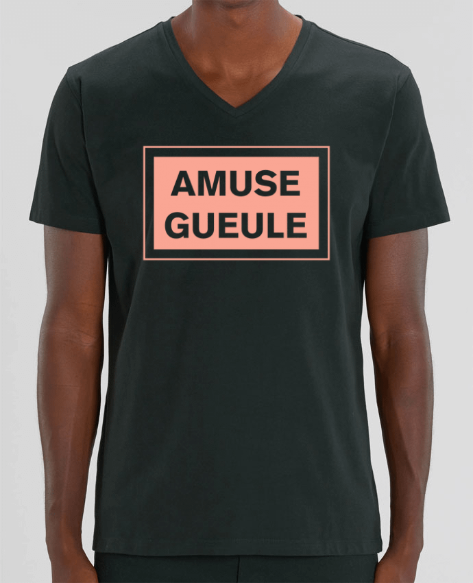Tee Shirt Homme Col V Stanley PRESENTER Amuse gueule by tunetoo
