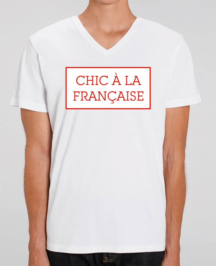 Tee Shirt Homme Col V Stanley PRESENTER Chic à la française by tunetoo