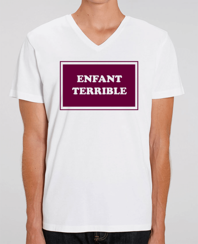Men V-Neck T-shirt Stanley Presenter Enfant terrible by tunetoo