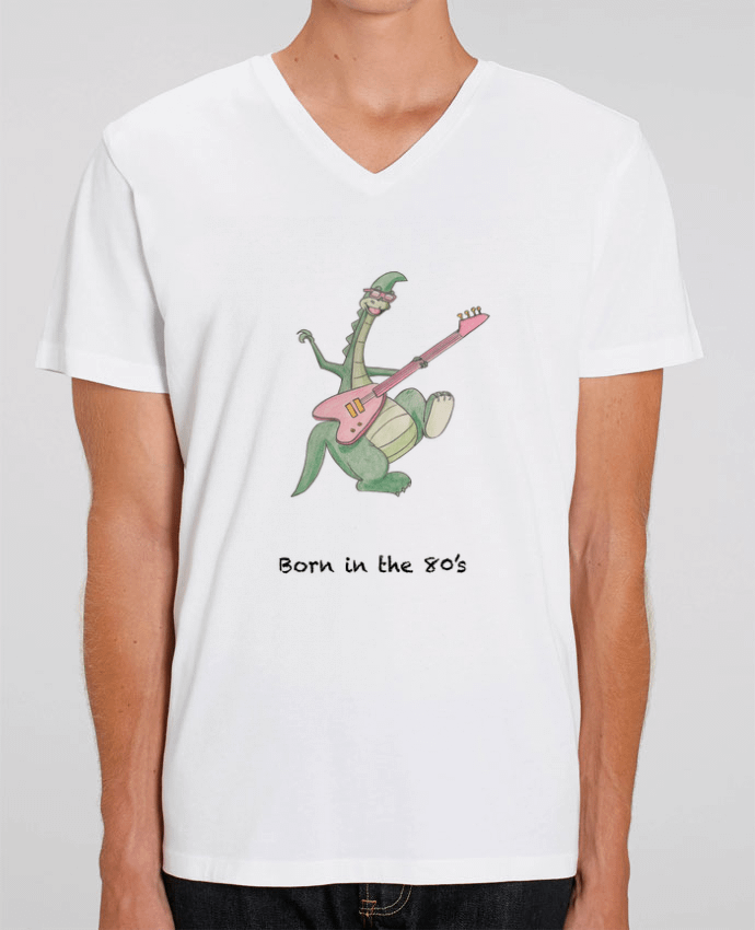 T-shirt homme BORN IN THE 80's par La Paloma