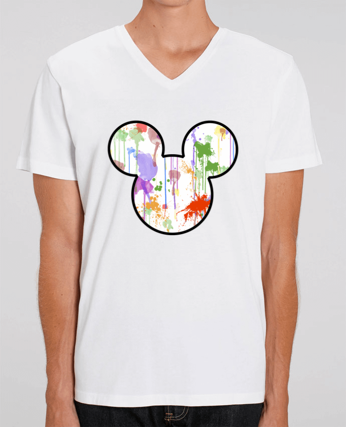 T-shirt homme Mickey éclaboussures par Tasca