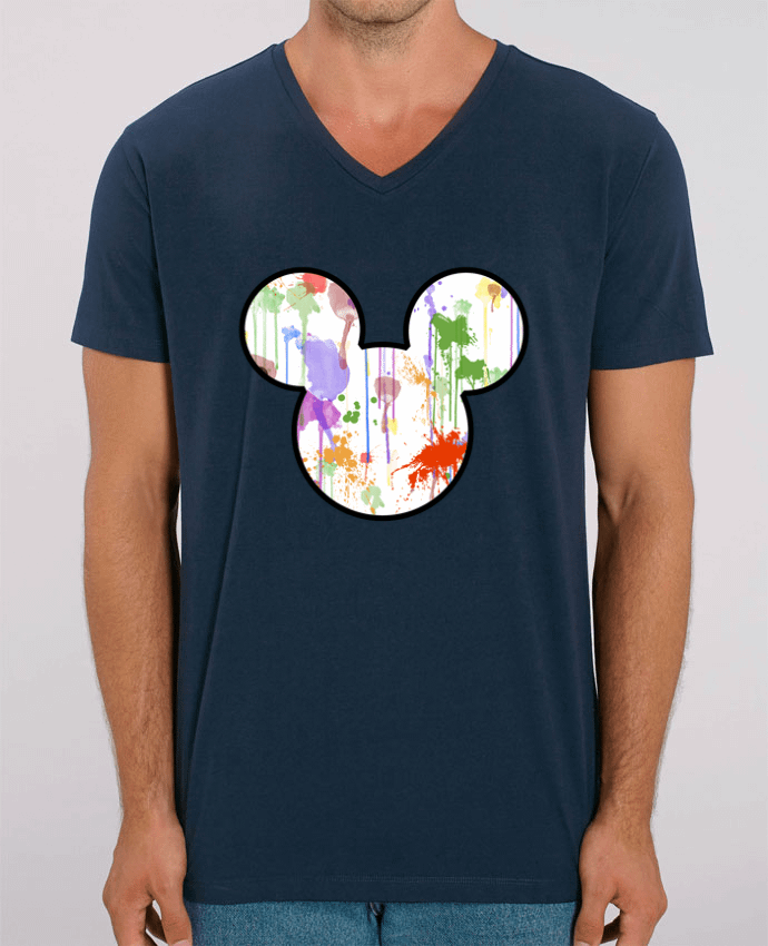 T-shirt homme Mickey éclaboussures par Tasca