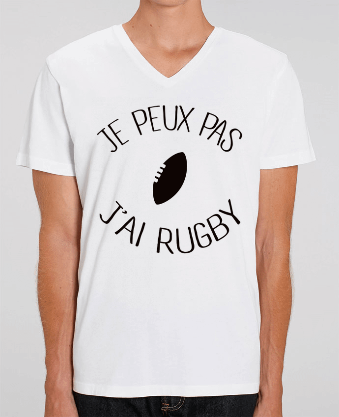 T-shirt homme Je peux pas j'ai rugby par Freeyourshirt.com