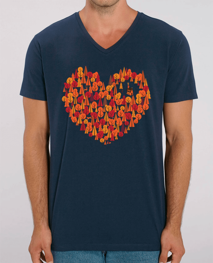 Tee Shirt Homme Col V Stanley PRESENTER Wild at Heart by 