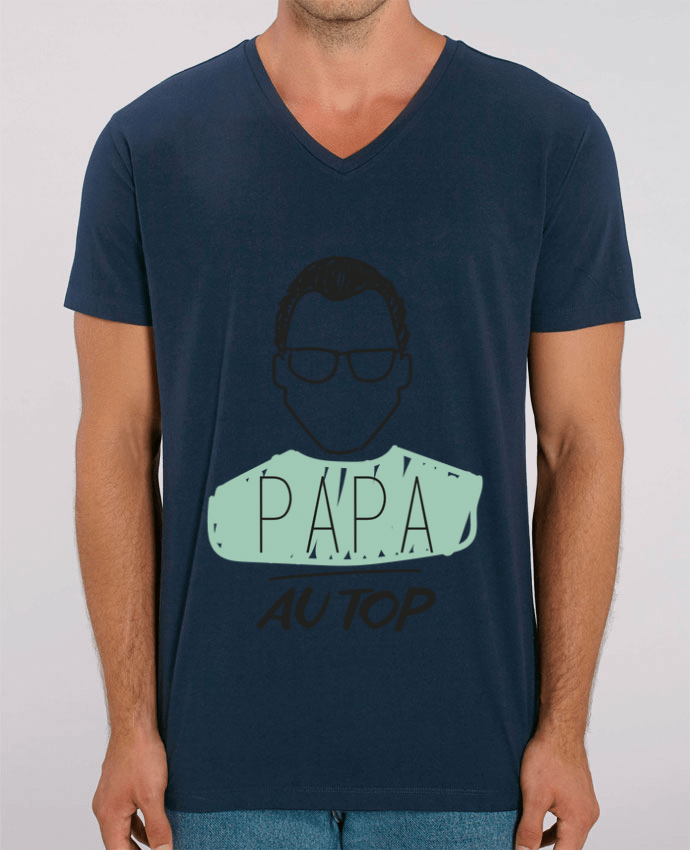 T-shirt homme DAD ON TOP / PAPA AU TOP par IDÉ'IN