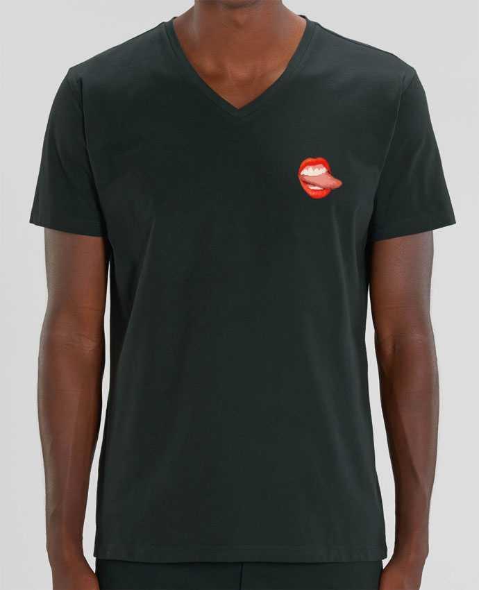 T-shirt homme Tongue par lisartistaya