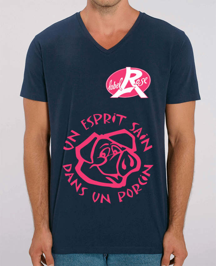 T-shirt homme un esprit sain dans un  porcin par LabelRose