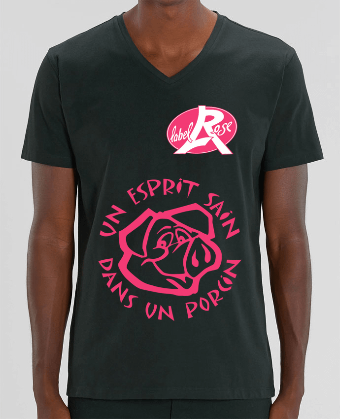 T-shirt homme un esprit sain dans un  porcin par LabelRose