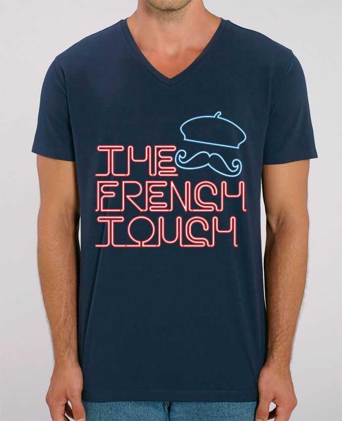 Camiseta Hombre Cuello V Stanley PRESENTER The French Touch por Freeyourshirt.com