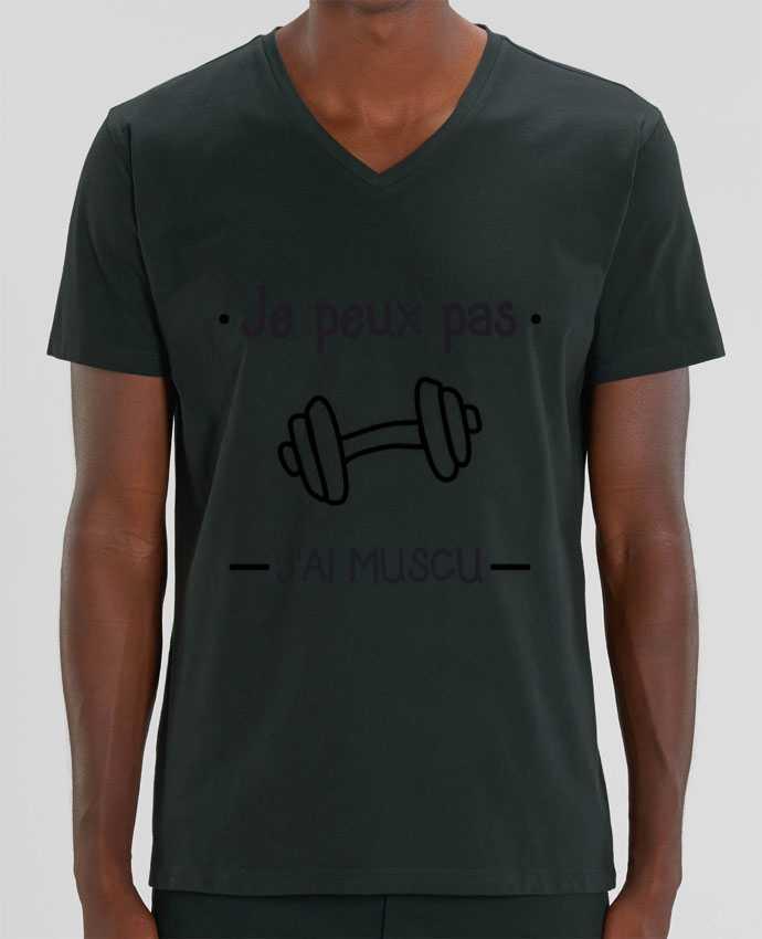 T-shirt homme Je peux pas j'ai muscu, musculation par Benichan