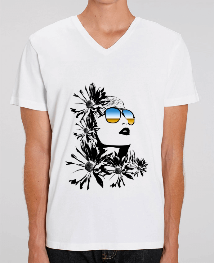 Camiseta Hombre Cuello V Stanley PRESENTER women por Graff4Art
