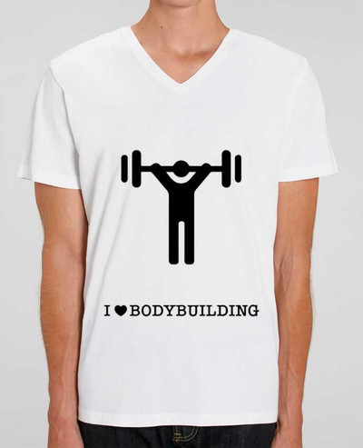 T-shirt homme I love bodybuilding par will