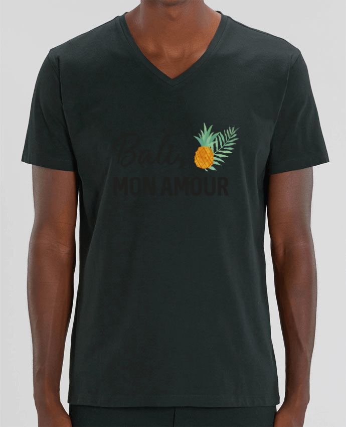 Men V-Neck T-shirt Stanley Presenter Bali, mon amour by IDÉ'IN