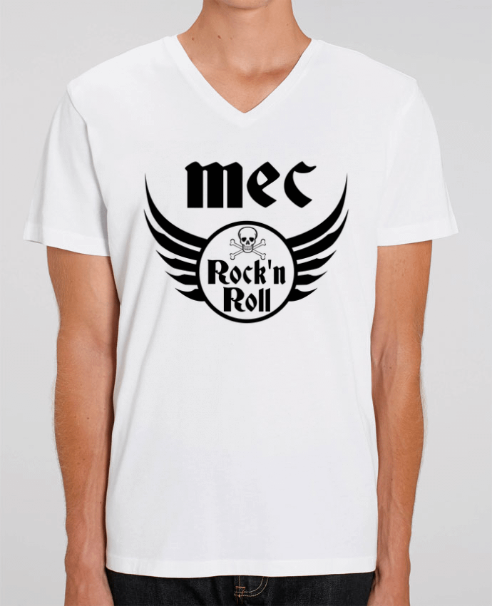 Camiseta Hombre Cuello V Stanley PRESENTER Mec rock'n roll por Les Caprices de Filles