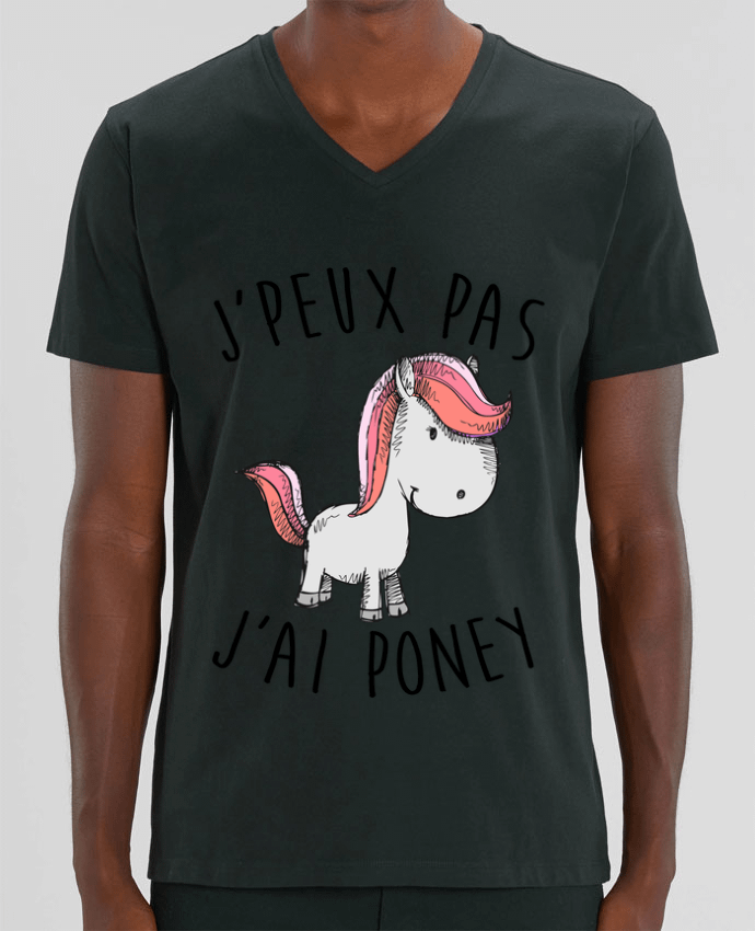 T-shirt homme Je peux pas j'ai poney par FRENCHUP-MAYO