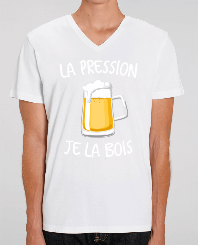 T-shirt homme La pression je la bois par FRENCHUP-MAYO