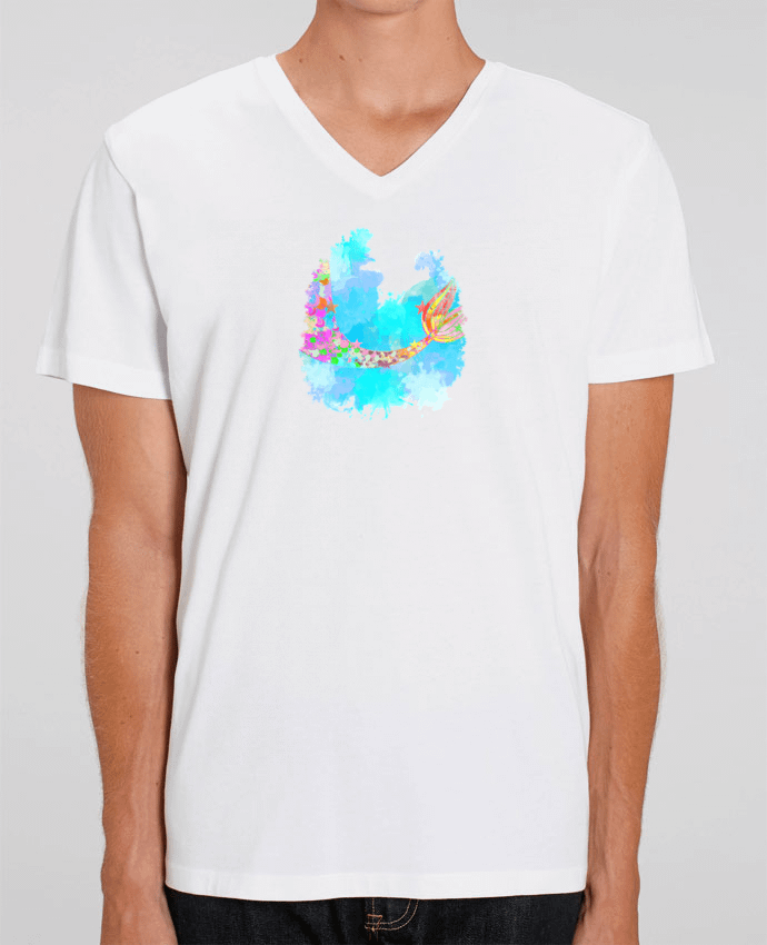 T-shirt homme Watercolor Mermaid par PinkGlitter