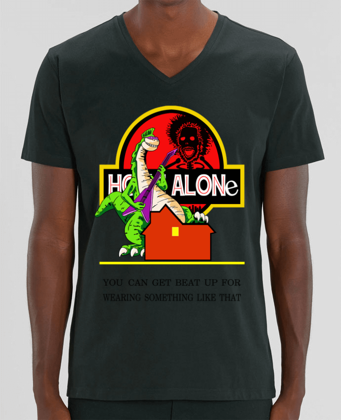 Tee Shirt Homme Col V Stanley PRESENTER Home Park by B iCon