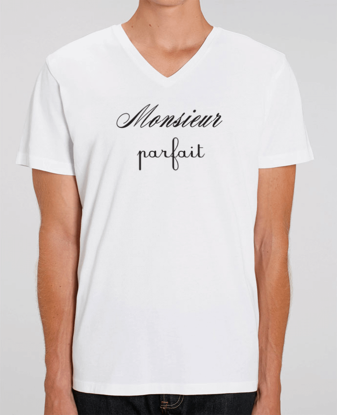 Camiseta Hombre Cuello V Stanley PRESENTER Monsieur porfait por Les Caprices de Filles