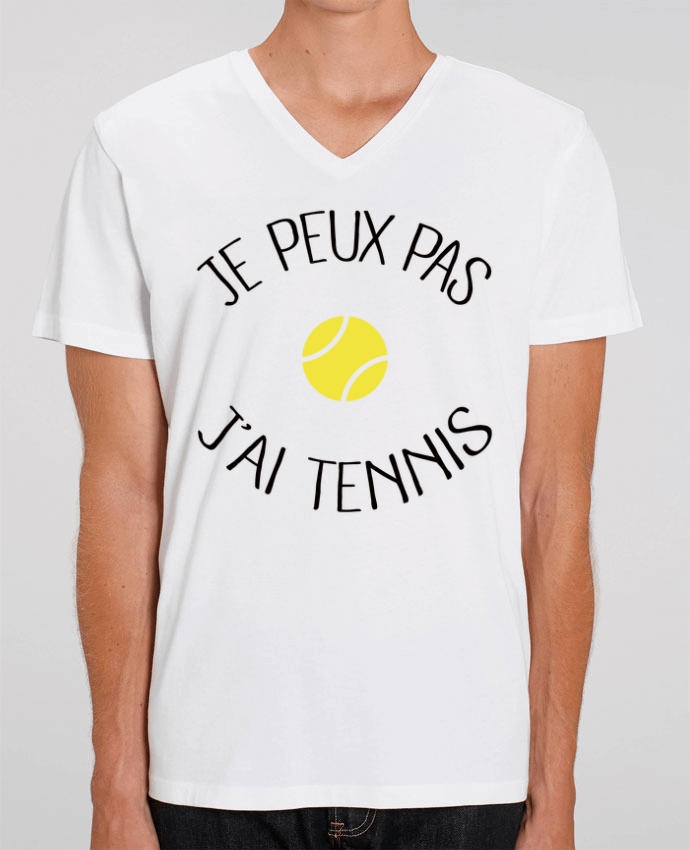 T-shirt homme Je peux pas j'ai Tennis par Freeyourshirt.com