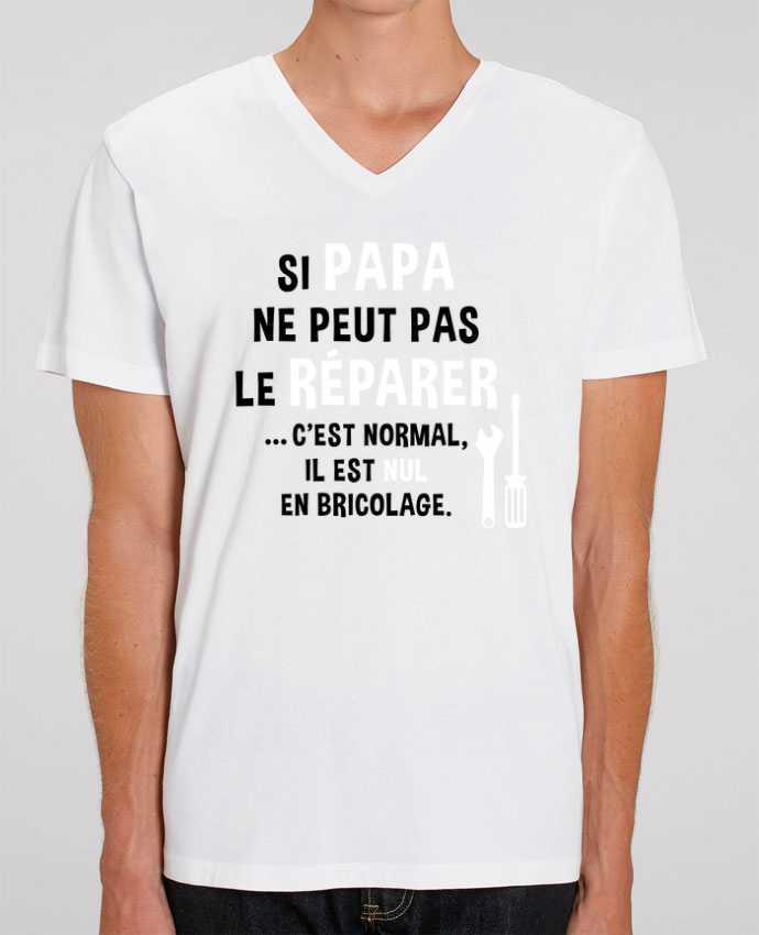 T-shirt homme Papa nul en bricolage par Andie'Zign