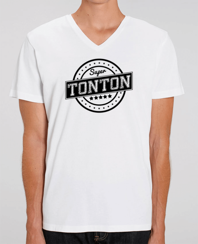 Men V-Neck T-shirt Stanley Presenter Super tonton by justsayin