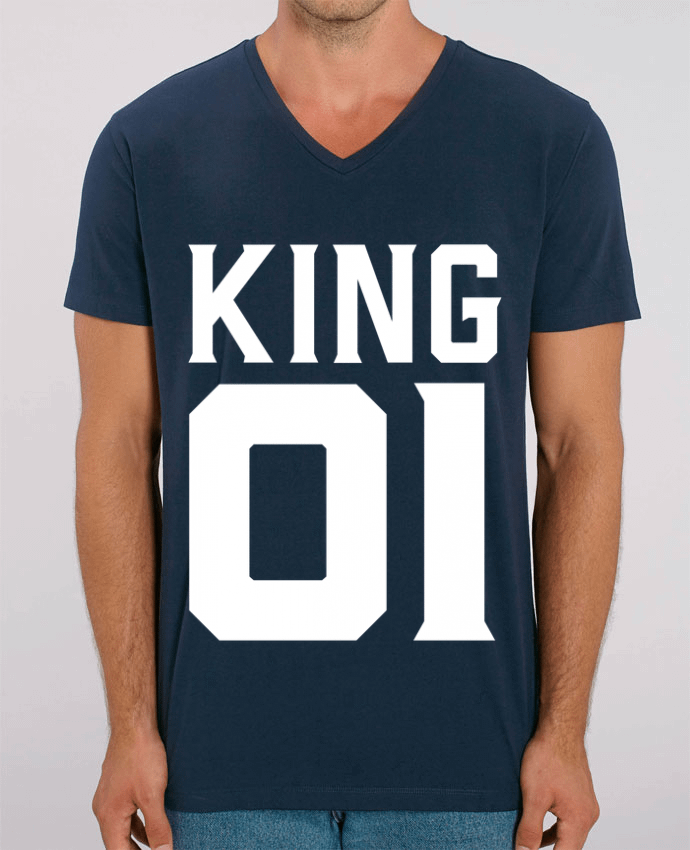 Camiseta Hombre Cuello V Stanley PRESENTER king 01 t-shirt cadeau humour por Original t-shirt