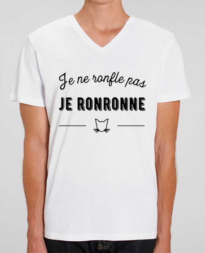 T-shirt homme je ronronne t-shirt humour par Original t-shirt