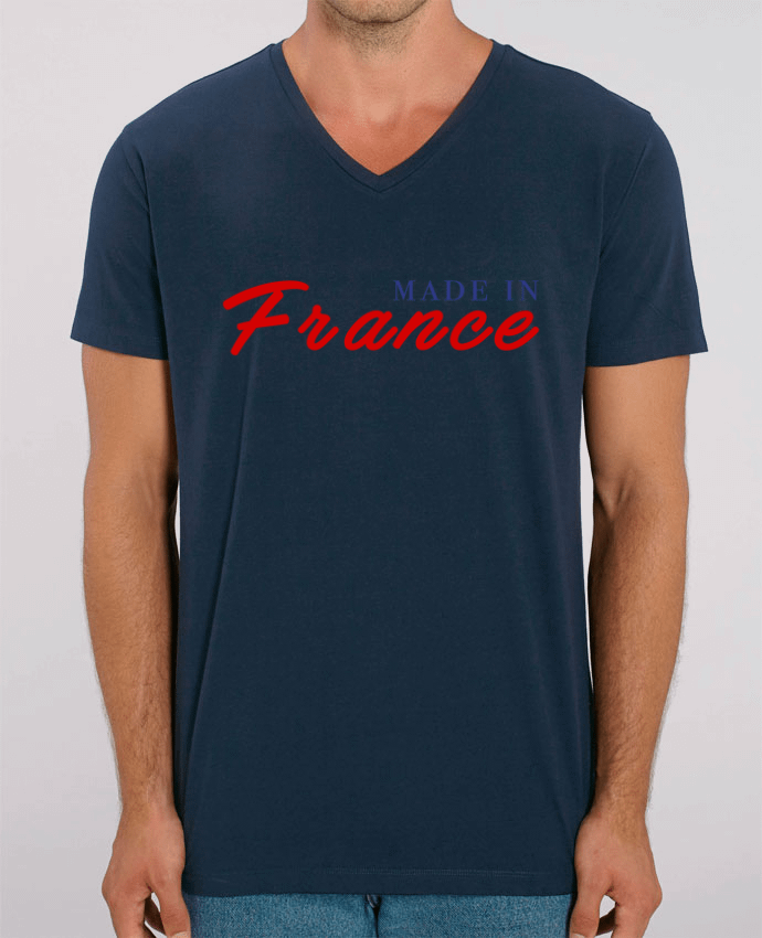Camiseta Hombre Cuello V Stanley PRESENTER MADE IN FRANCE por Graffink