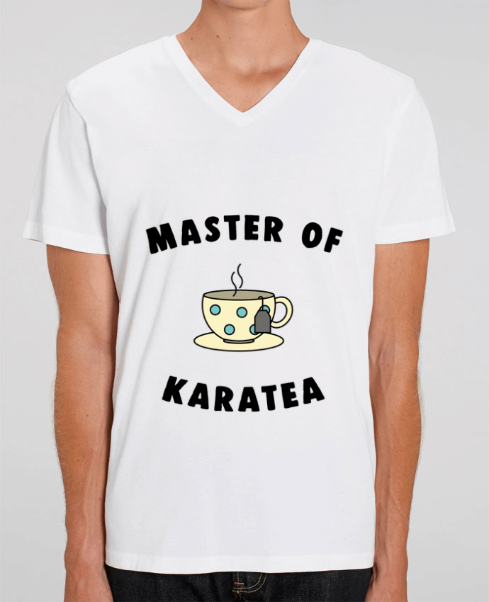 Camiseta Hombre Cuello V Stanley PRESENTER Master of karatea por Bichette
