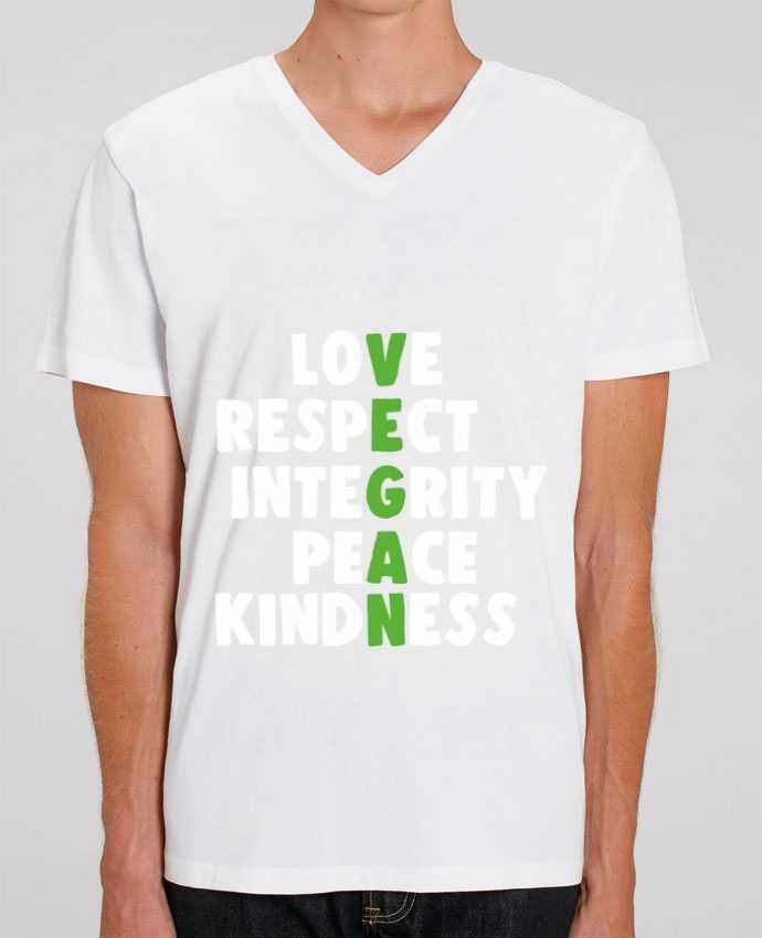 Men V-Neck T-shirt Stanley Presenter Vegan by Bichette