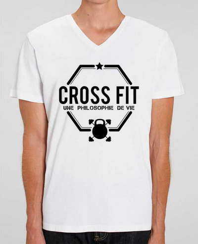 T-shirt homme Crossfit une philosophie de vie par tunetoo